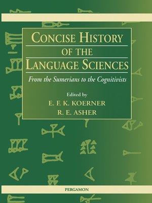 cover image of Concise History of the Language Sciences